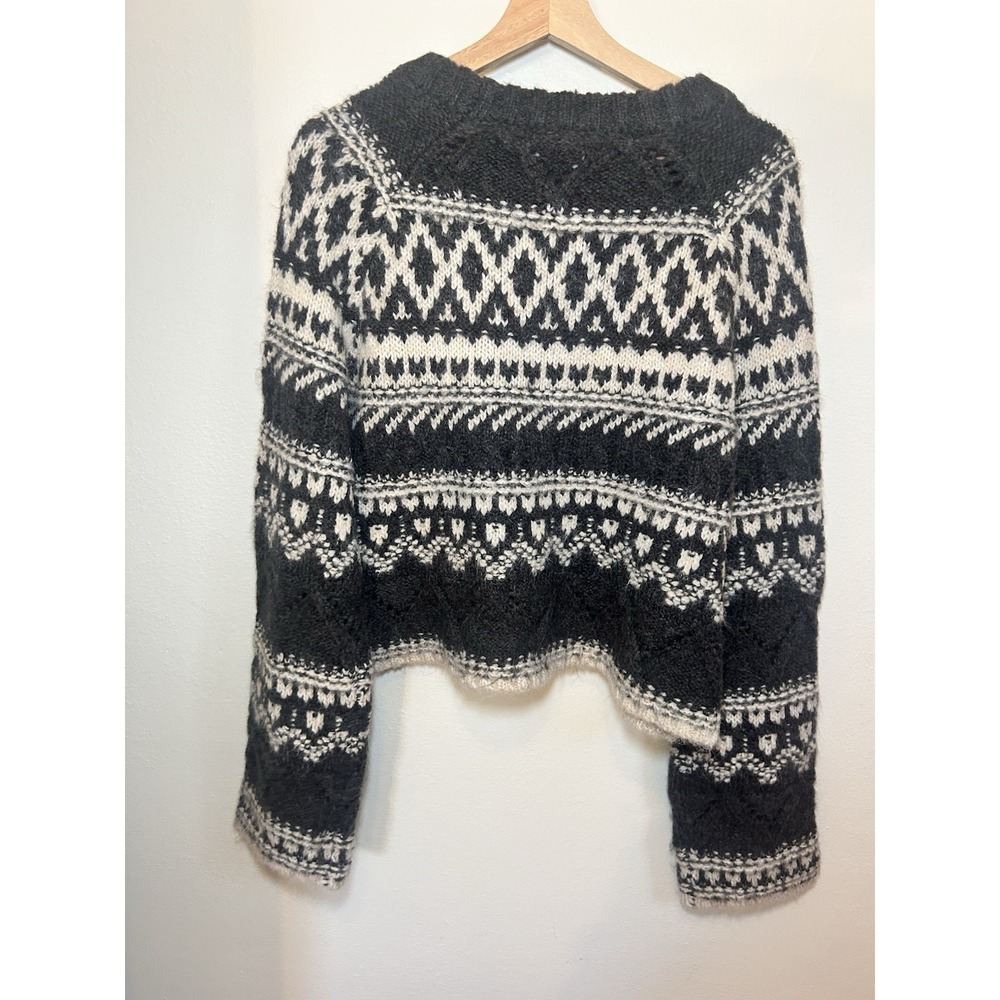 Sanctuary Crew Neck Fair Isle‎ Sweater Pullover - Picture 7 of 9